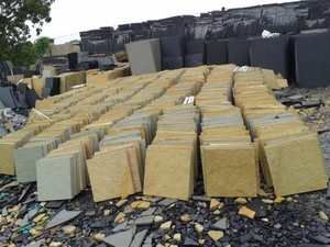 แผ่นหินปูนสีเหลืองอานันทปุระ วัสดุทนทาน ไม่เป็นรูพรุน เหมาะสำหรับลานบ้านภายนอก ทางรถวิ่ง ลานภายใน และงานก่อสร้างอาคาร - Product Image 5