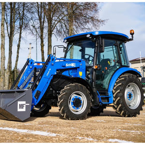 Tracteur agricole diesel Solis S50 de haute qualité, neuf, avec chargeur frontal et cabine fermée, 50 CV, 4 roues motrices, à vendre - Product Image 1