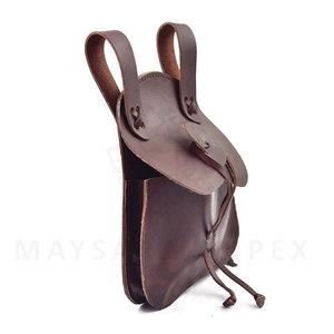 Pochette en cuir médiévale rustique faite à la main, sac de taille Viking Renaissance avec sangle à boucle, sacs de ceinture en cuir médiéval de qualité supérieure - Product Image 3