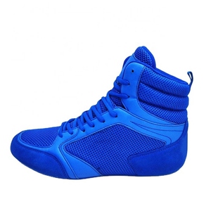 Meilleur Prix Chaussures de Boxe Montantes Personnalisables avec Logo pour Hommes, Légères, Respirantes, en Maille, Bottes de Lutte Professionnelles OEM pour Entraînement de Combat - Product Image 4