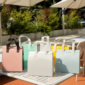 Insulated Lunch Bag PP Non-Woven Fabric With Handle Closure Food Storage Cooler Bag for Picnic, Milk Tea Fast Food Takeaway - Product Image 3