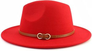 Chapeau Fedora classique vintage avec sangle en cuir - Product Image 2