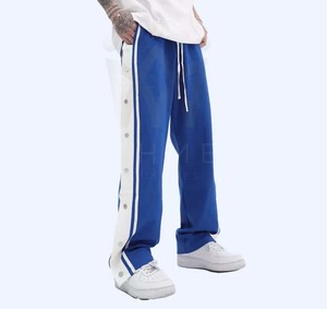 Wholesale Heavyweight Cotton Men's Sweatpants Casual Wide Leg Loose <b>Pants</b> Custom Sweatpants for Men - Product Image 4