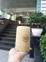 Tazas de café reutilizables de bambú, logotipo personalizado Natural, de Vietnam