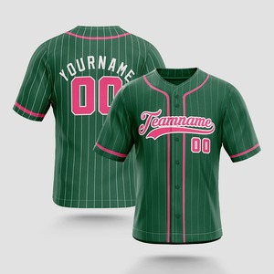 Jersey de Béisbol Juvenil Personalizado con Logotipo Impreso en 3D, Cómodo y sin Estampado, MOQ Bajo - Product Image 3
