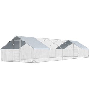 Ampio Pollaio da Esterno a Forma di Spirale 33FT X 10FT X 6.4FT Impermeabile e Resistente ai Raggi UV per Uso Agricolo - Product Image 1
