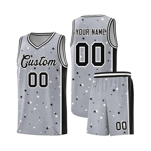 Uniforme de Baloncesto para Club, Ropa Deportiva Unisex, Conjunto de Camiseta y Pantalones Cortos de Malla Transpirable Personalizados - Product Image 2
