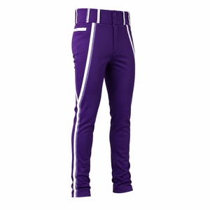 Pantalon de baseball à rayures fines pour homme, personnalisable avec logo, respirant, anti-humidité, taille élastique, vente en gros, usine ODM - Product Image 5