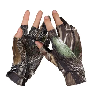 Guantes de Caza de Poliéster Transpirable de Primera Calidad, Camuflaje, Dedos Completos, Deportes al Aire Libre, Pantalla Táctil, Logotipo Personalizado, Proveedor de Fábrica OEM - Product Image 5