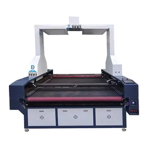 High Precision CO2 laser textile cutting machine CCD Camera 1814 1816 1820 1825 1830 Auto feeding for sportswear jersey Cloth