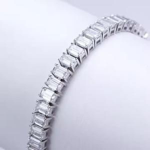 Chaîne de tennis Evanex tendance en argent 925 avec diamants Moissanite, plaquée or sur mesure, pour homme, style Miami, idéale pour les fêtes - Product Image 5
