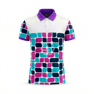 New Arrival Premium Men's 100% Polyester Polo <b>Shirt</b> Short Sleeve Turn-Down <b>Collar</b> <b>T</b>-<b>Shirt</b> with Embroidery Logo - Product Image 2