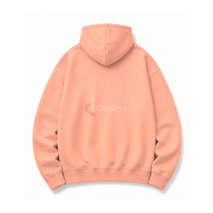 Sweat à capuche homme personnalisé le plus vendu, style streetwear automne, en coton bouclette zig-zag, coupe classique, broderie, vente en gros OEM en vrac - Product Image 2