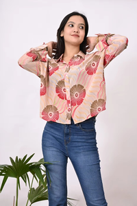 Blusa de Seda de Alta Calidad con Decoración de Botones para Verano y Otoño - Product Image 3