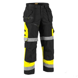 Pantalones de Trabajo Fluorescentes Reflectantes de Alta Visibilidad, Ropa de Trabajo de Seguridad Ignífuga, Pantalones de Seguridad Resistentes al Viento - Product Image 1