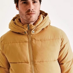 2026 Plus Size Bubble <b>Coat</b> Jacket Men Puffer <b>Coats</b> <b>Winter</b> Bomber Puffer Jackets For Men Light Brown Color Bubble Jacket for Men - Product Image 6