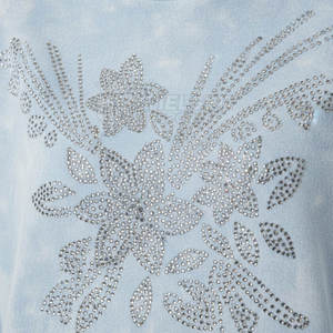 Sudadera con Capucha de Punto para Mujer, Estilo Urbano, Invierno, Lavado Ácido, con Pedrería, Ligera, Material Cómodo de Alta Calidad, Detalle de Piedras para la Calle - Product Image 6