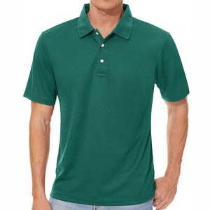 Chemises polo pour hommes, chemises polo élégantes pour hommes, couleur unie, vêtements décontractés chics, tissu extensible, léger et respirant pour hommes - Product Image 1