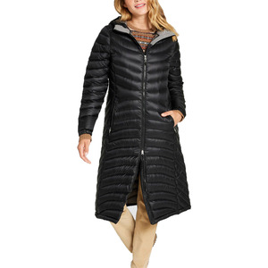 Waterproof Long Women's Duck Down <b>Jacket</b> with Hood and Big Pockets Japanese Korean Style Warm Puffer <b>JACKETS</b> - Product Image 5