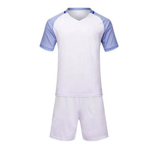 Tenue de football tendance unisexe avec logo personnalisé imprimé, respirante, manches courtes, grandes tailles, prix abordable - Product Image 1
