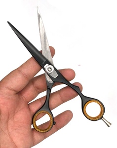 กรรไกรตัดผมสำหรับช่างมือขวา Tegra Surgical ผลิตจากเหล็กกล้าไร้สนิมญี่ปุ่น แบบขายส่ง 28 ฟัน ด้ามจับยางขนาดกลาง สำหรับมืออาชีพ - Product Image 3