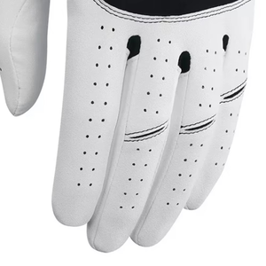 Golf Glove <b>White</b> PU Leather Breathable <b>Hook</b> and Loop Right Hand Non Slip Unisex Sports Use - Product Image 5