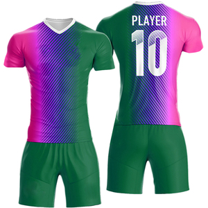 Ensemble de maillots de football en polyester respirant et antibactérien, sublimation, unisexe, kit de football, séchage rapide, vêtements d'entraînement pour équipe - Product Image 6