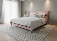 Cadre de lit en bois massif de mangue de qualité supérieure, mobilier de chambre moderne et écologique, export direct d'usine, OEM, ODM, vente en gros, sur mesure