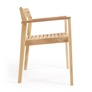 Silla de Comedor de Madera Maciza Natural, Muebles Modernos Escandinavos para Restaurante, Cafetería, Hotel, Comedor, Venta al por Mayor, OEM, ODM - Product Image 6