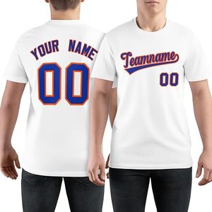 T-shirt violet personnalisé à manches courtes pour hommes, avec impression du numéro et du nom, col rond, coupe décontractée - Product Image 4