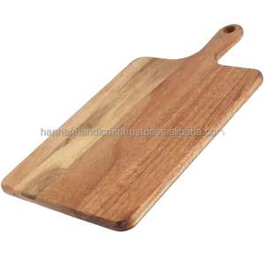 Planche à découper en bois pour la cuisine, design compatible avec les couteaux, finition non toxique, passe au lave-vaisselle, réutilisable, durable, pour les professionnels - Product Image 5