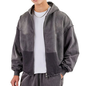 Fabricant de sweats à capuche en gros avec faible MOQ, sweats à capuche personnalisés pour hommes à épaules tombantes, sweats à capuche pour hommes pour les boutiques e-commerce - Product Image 2