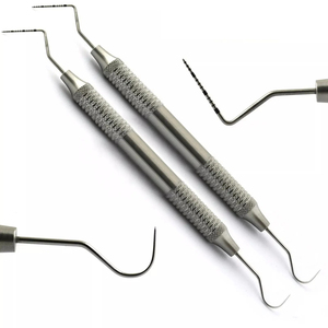 Instrumentos Bone Bridge de Alta Calidad, Nuevos, 2 Piezas, Sondas Exploradoras Dentales Periodontales UNC15/23, Manuales, de Acero Inoxidable, Clase CE - Product Image 1