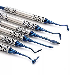 Ensemble d'instruments dentaires en acier inoxydable composite Medivolve, outils de remplissage en plastique, 6 pièces, certifiés CE - Product Image 3