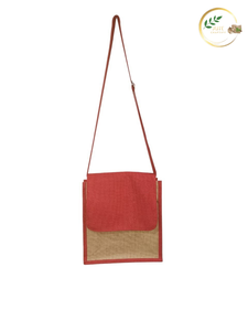 Sac bandoulière en jute au design moderne, sac écologique pour un usage quotidien - Product Image 2