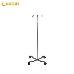 Support de perfusion IV moderne, portable et réglable en acier inoxydable argent/gris, pour équipement hospitalier de Taïwan - Product Image 5