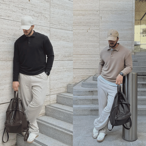 Camisa Polo de Manga Larga para Hombre, Calidad Premium, Tejido Sólido, Absorbente de Sudor, Resistente a las Arrugas, Ropa de Negocios para Otoño e Invierno - Product Image 6