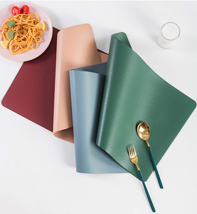Ensemble de sets de table multicolores antidérapants pour la salle à manger, sets de table ronds modernes en feutre non tissé - Product Image 5