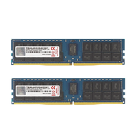 Module de RAM DDR4 3200 ECC Registered 128 Go (64 Go x 2) CL22 4Rx4 1,2 V PC4 25600 Modèle TR464G32D422K pour serveur, en stock