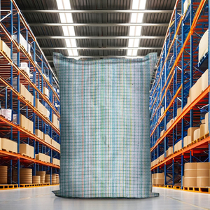 Saco tejido de PP reciclado 100% de alta calidad, bolsas de embalaje de plástico de 25kg y 50kg para almacenamiento de harina de arroz de grano en la fabricación - Product Image 3