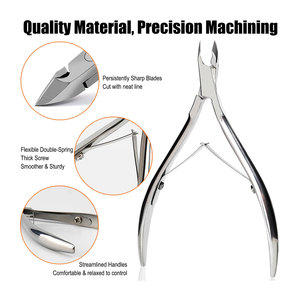 Professional Cuticle Trimmer Kit <b>Super</b> Sharp Dead Skin Clipper Labor <b>Saving</b> Cuticula Remover for Fingernail Toenail Manicure - Product Image 2