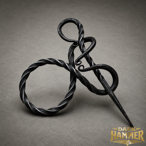 Pinza para el pelo trenzada hecha a mano, estilo vintage, accesorio para el cabello para mujeres. - Product Image 3