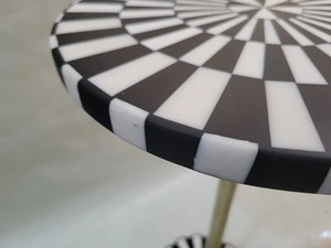 Handmade Modern Rectangle Epoxy <b>Resin</b> Foldable Dining <b>Table</b> <b>Top</b> Custom Made Waterproof Decorative for Hotel Low Price - Product Image 4