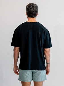 T-shirt de sport surdimensionné pour homme, logo personnalisé, manches courtes, vêtements de fitness et de musculation - Product Image 3