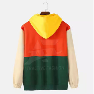 เสื้อฮู้ดดี้ผู้ชายแฟชั่นทรงโอเวอร์ไซส์ ผ้าคอตตอนผสม ทรงโมเดิร์น สไตล์ลำลอง - Product Image 2