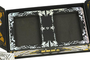 Luxury Folding Gift <b>Box</b> Custom Black <b>Large</b> Magnetic Closed Lid Packaging <b>Box</b> for Product Packing with Logo Printed - Product Image 2