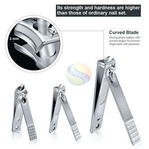 Ensemble de manucure et pédicure de luxe, personnalisable, outils à ongles en acier inoxydable de haute qualité - Product Image 3