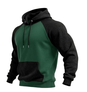 Sudadera con Capucha Deportiva Casual para Hombre, Nueva Colección Otoño/Invierno, Talla Europea, Diseño Bloqueado, Forro Polar, Fibra de Poliéster, Corte Holgado - Product Image 1