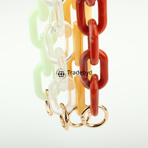 Premium Designer Resin Chain Necklace Elegant Fashion Jewelry for Women Boutique Style Accessories Tradebyd - Product Image 6