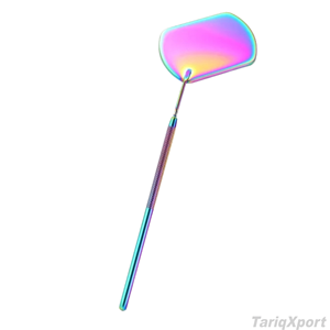 Professional Personalized Eyelash Extension Mirror Lighted Stainless Steel 3X Magnification Comfortable Handle Custom Logo - Product Image 4